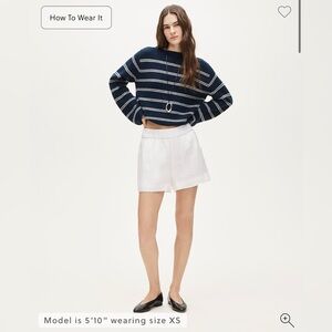 J Crew tropez linen shorts- set of 2